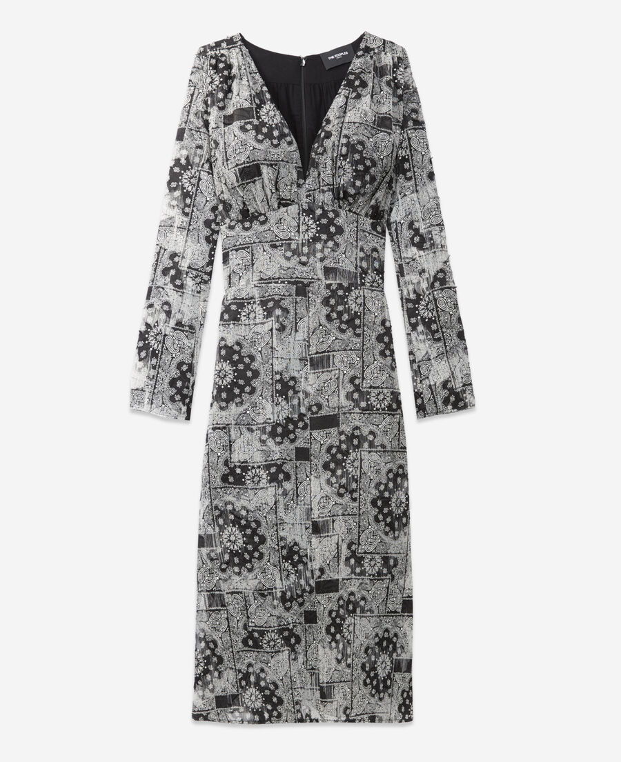 robe longue imprimé bandana