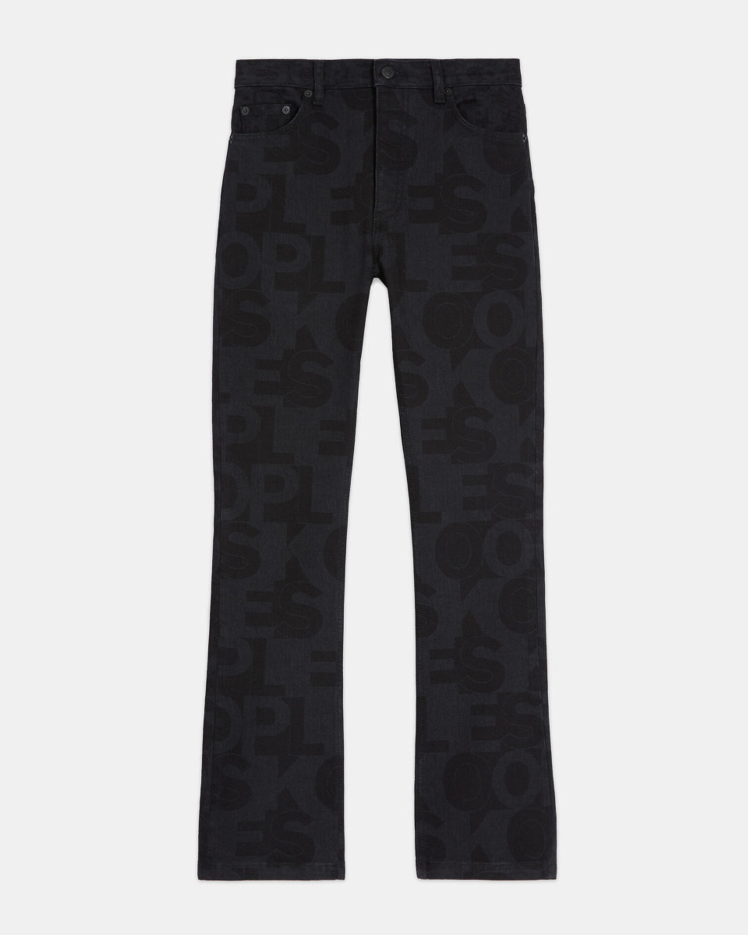 The Kooples jeans with logo, BLACK WASHED, hi-res image number null