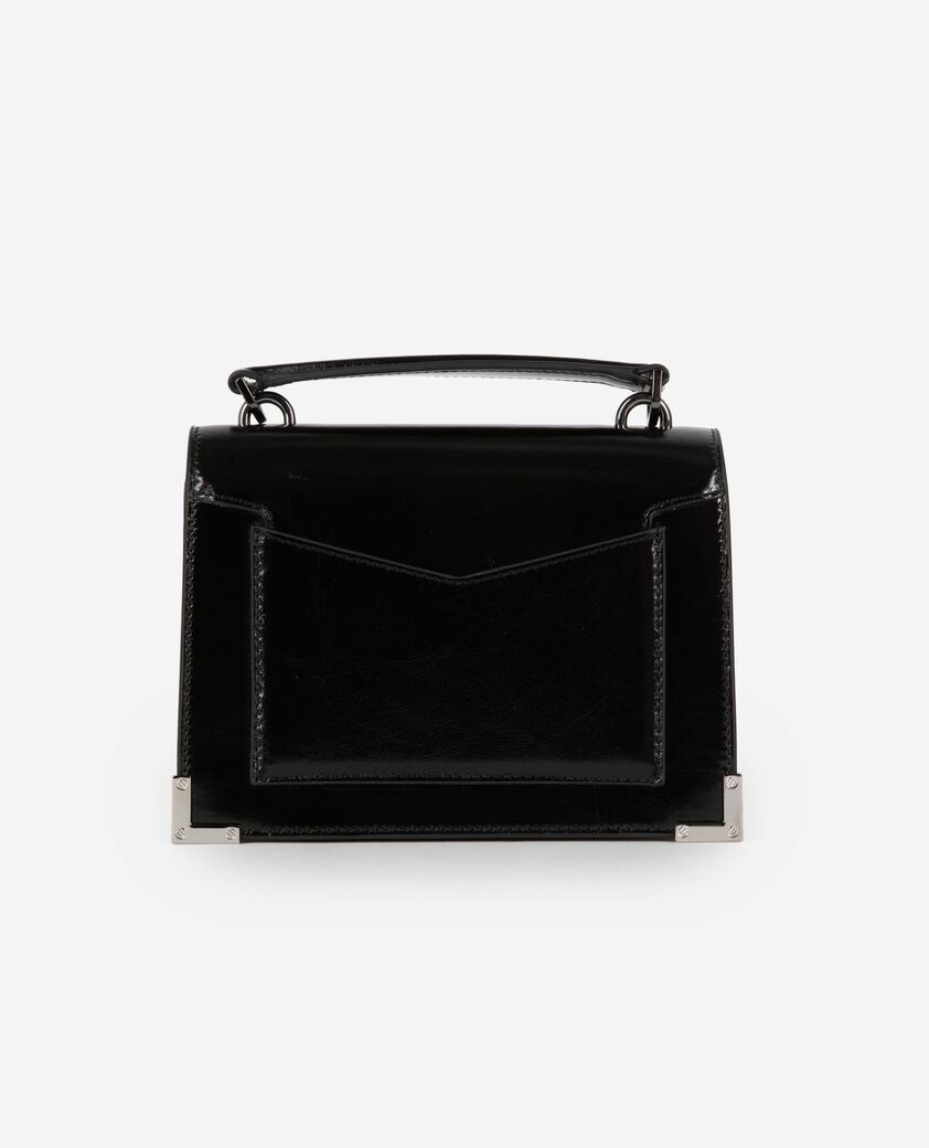 The Kooples FEMME BLACK sac emily small en cuir noir