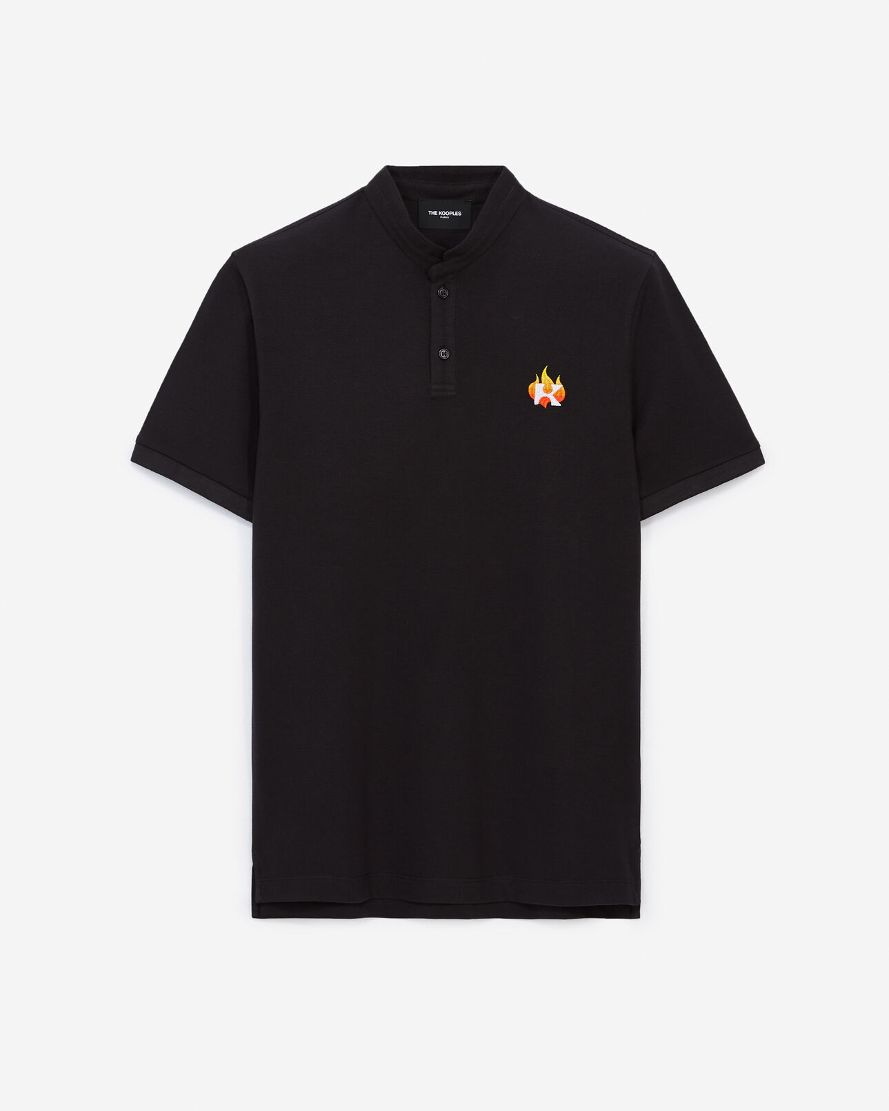 The Kooples HOMBRE DARK NAVY camisa polo algodón azul llama bordada