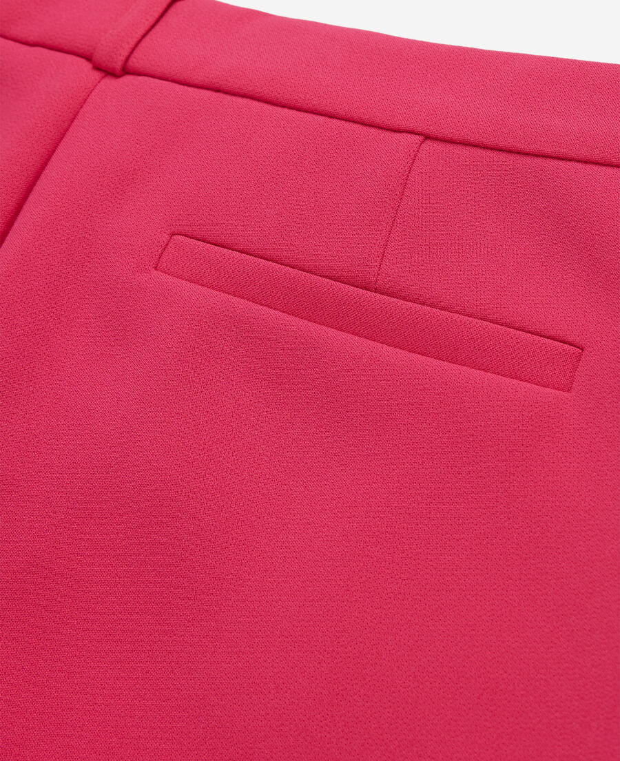 rosa anzugshorts aus krepp