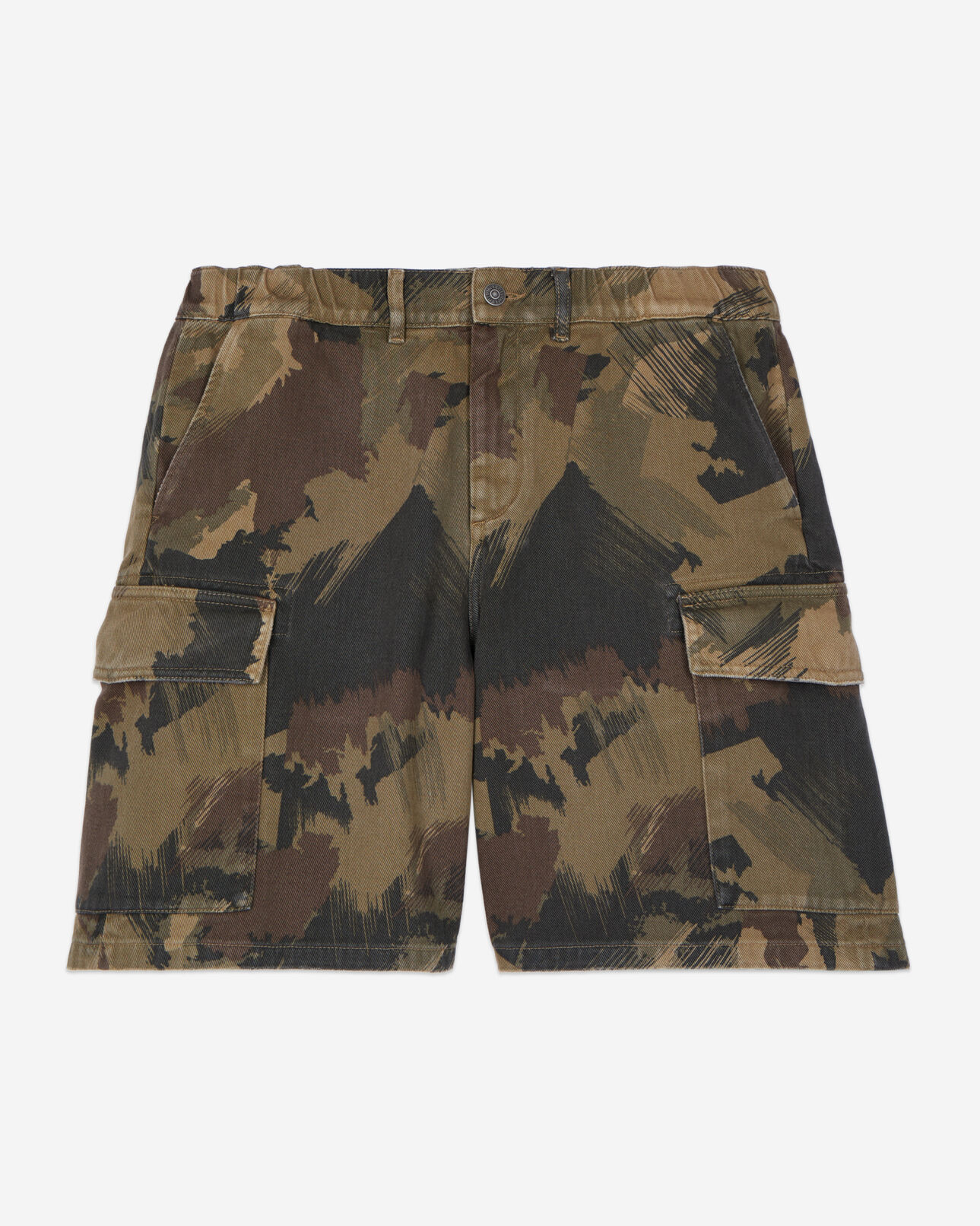 The Kooples MEN CAMOUFLAGE camouflage cargo shorts