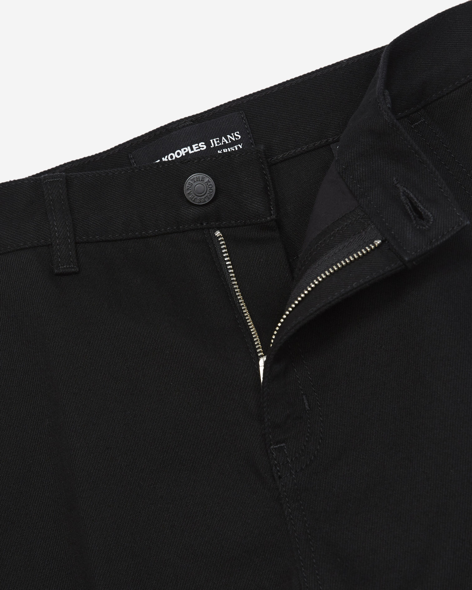 Jeans schwarz gerade Seitentaschen, BLACK DENIM, hi-res image number null