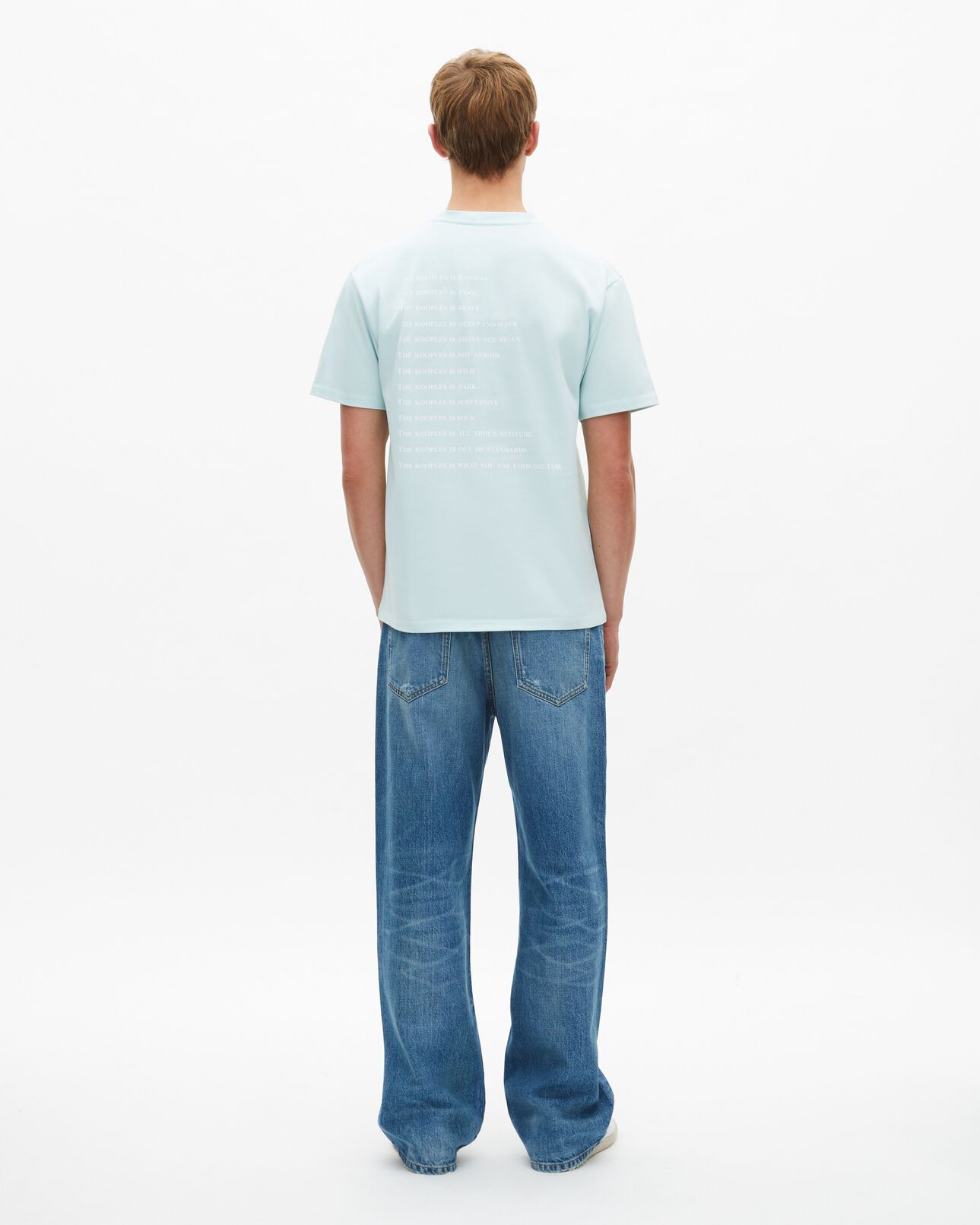 The Kooples HOMME BABY BLUE t-shirt what is bleu