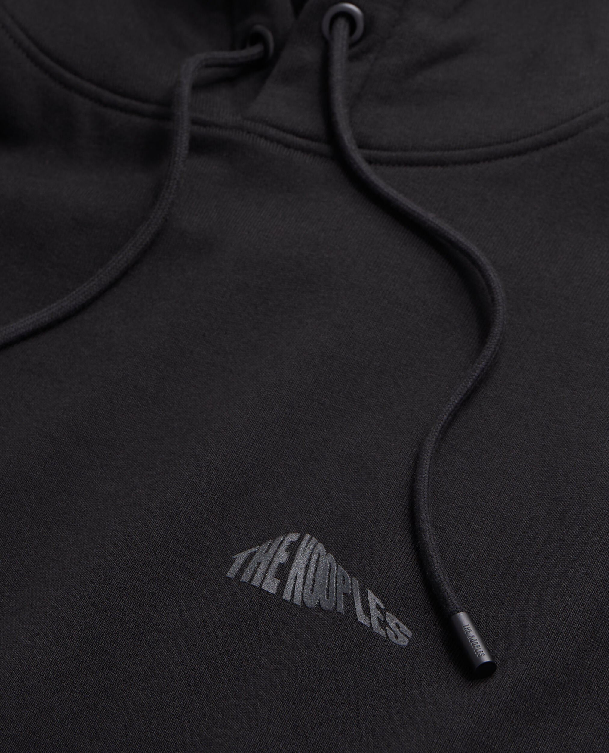 Men's Black hoodie with Graphic logo serigraphy, BLACK, hi-res image number null