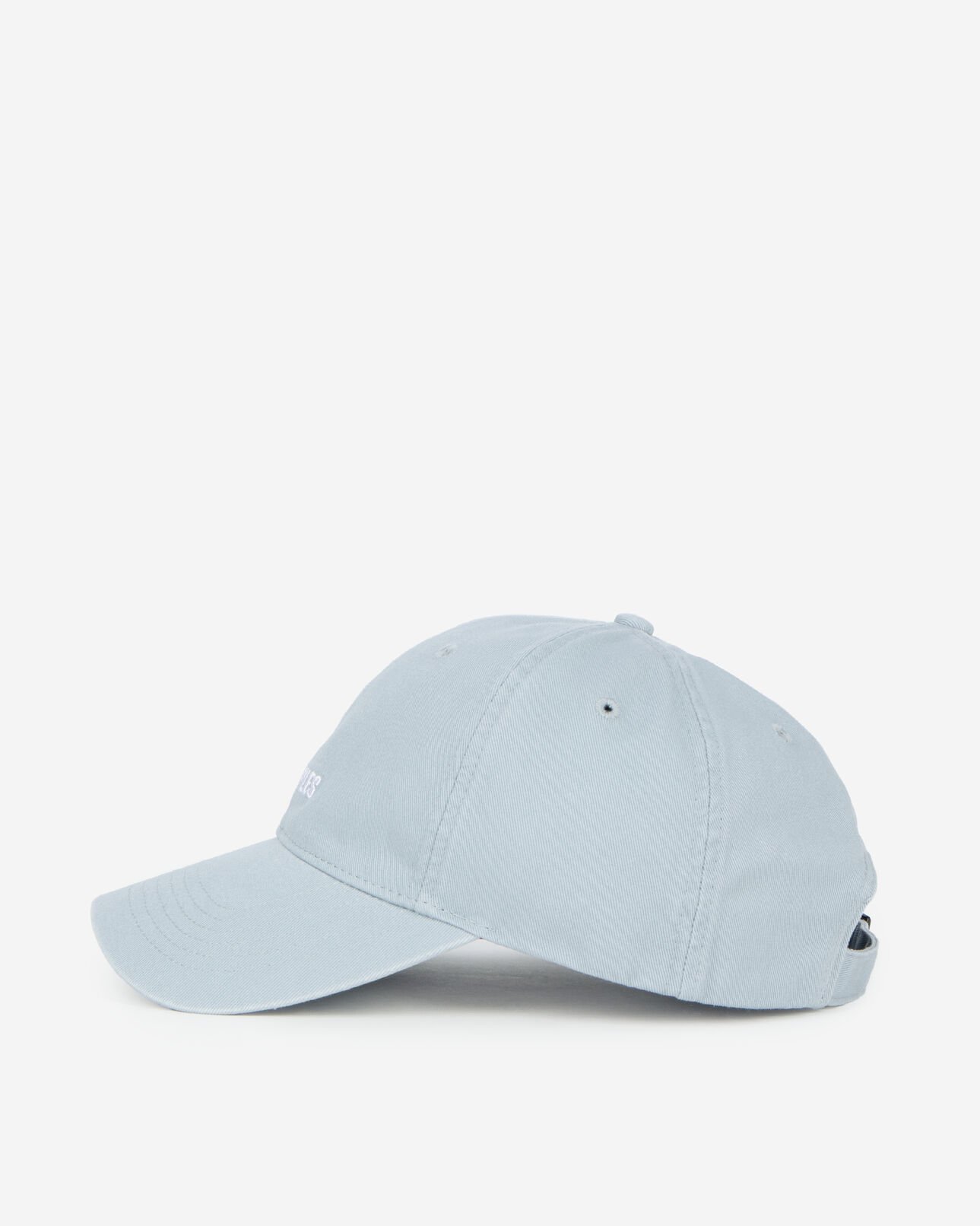 The Kooples MIXED BLUE GREY blue embroidered logo cap