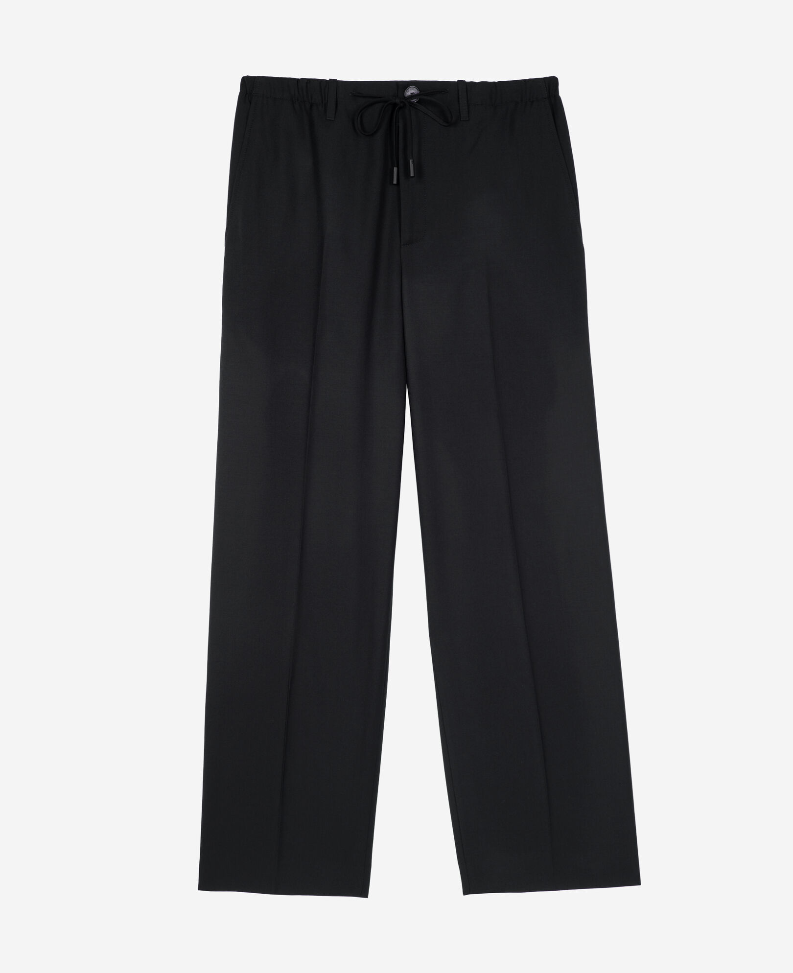 The Kooples MEN BLACK straight-cut black pants