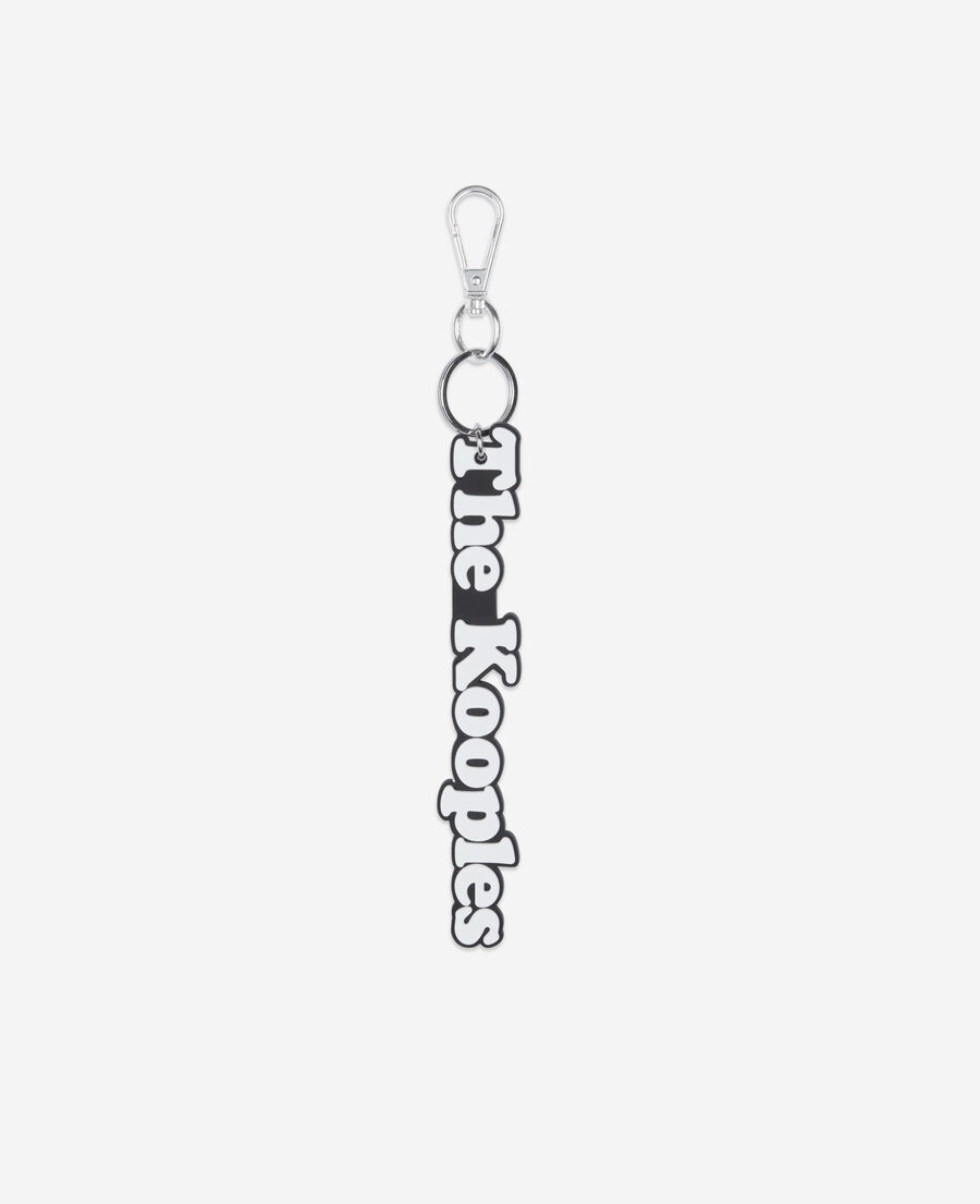 The Kooples FEMME WHITE bijou de sac logo noir et blanc