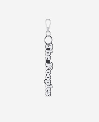 The Kooples FEMME WHITE bijou de sac logo noir et blanc