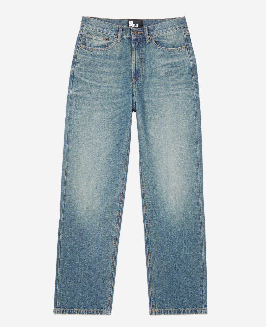 The Kooples WOMEN USED RAPIECE boyfriend bleu jeans