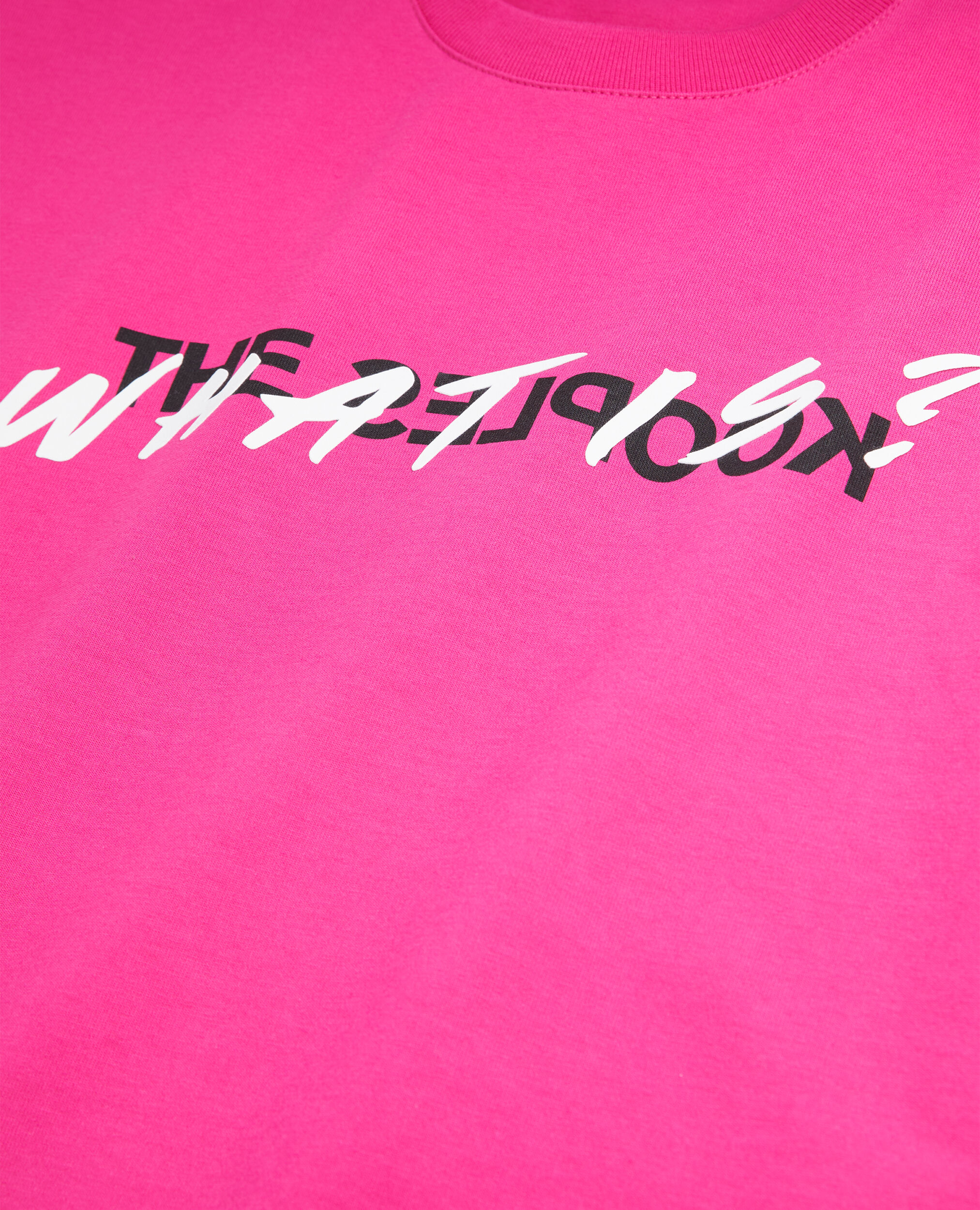 Fuchsienrotes T-Shirt Damen „What is“, FUSHIA, hi-res image number null