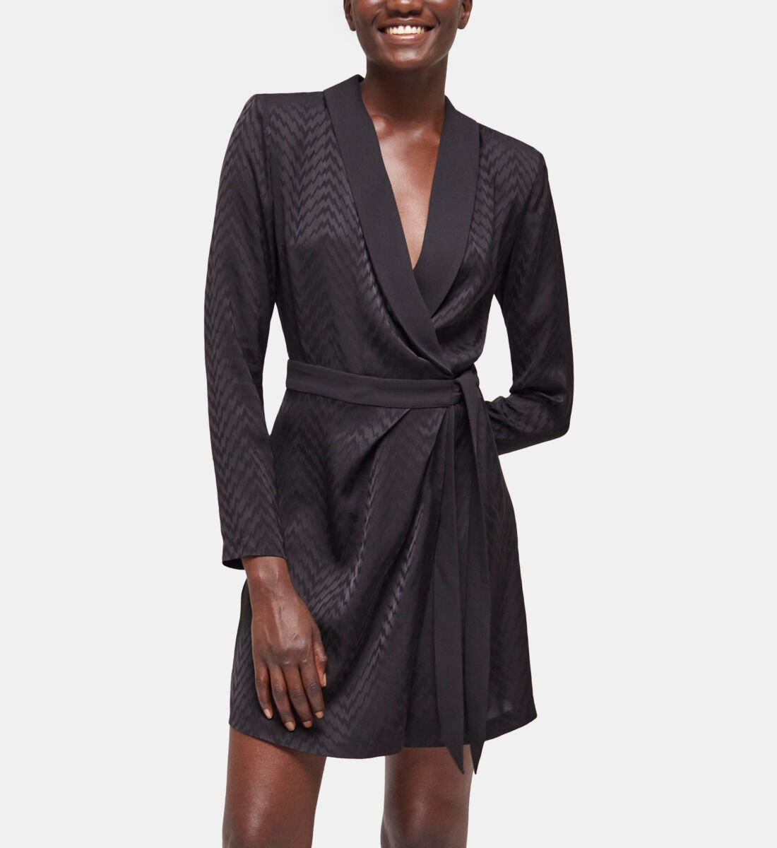 The Kooples short printed wrap dress discover it now on our