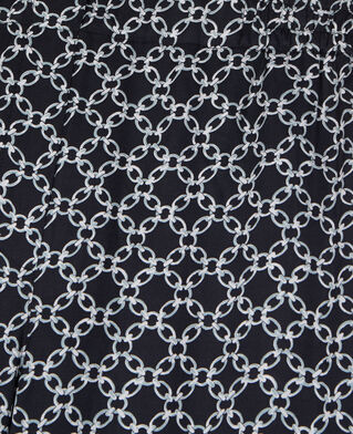 The Kooples WOMEN BLACK WHITE printed trousers