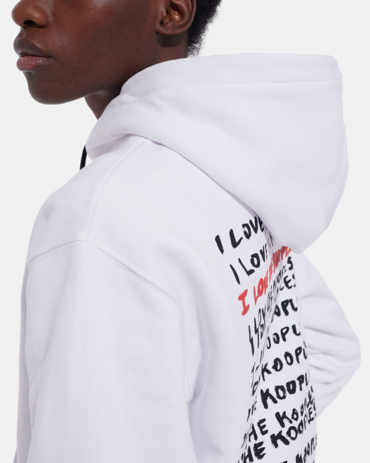 The Kooples WOMEN WHITE i love kooples white sweatshirt