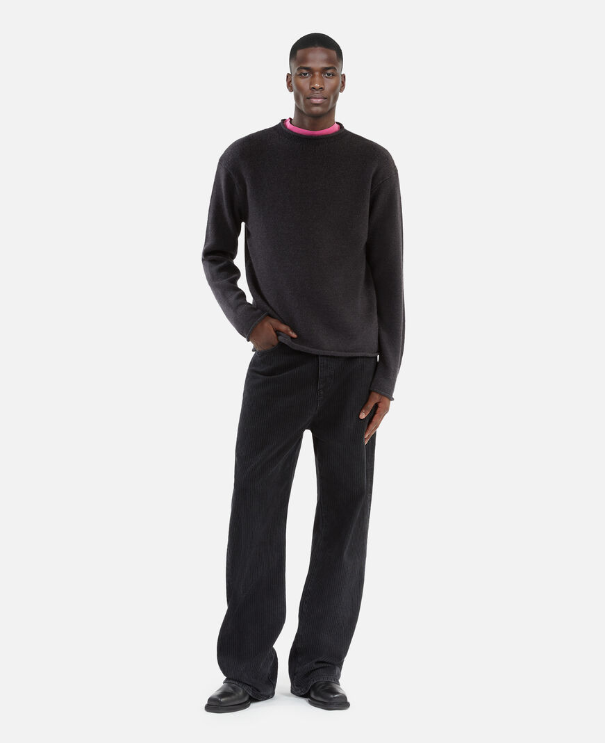 The Kooples H MIDDLE GREY MEL grey wool sweater