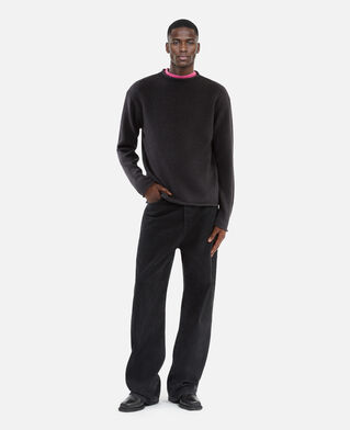 The Kooples H MIDDLE GREY MEL grey wool sweater