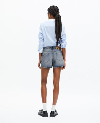 The Kooples DAMEN BABY BLUE shorts aus denim in blau
