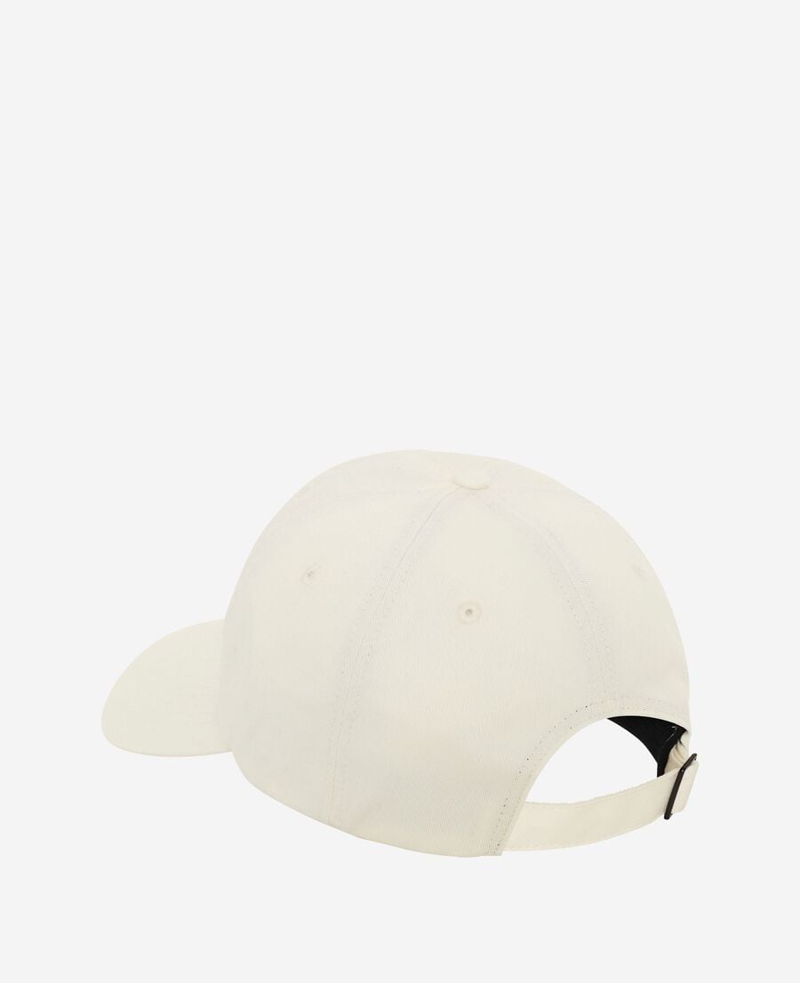 The Kooples MIXED ECRU embroidered ecru blazon cap