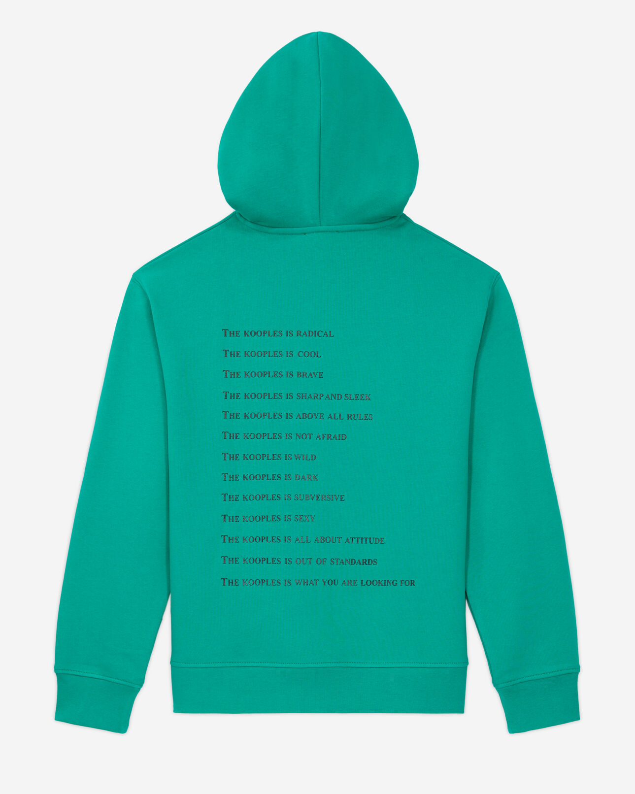 The Kooples FEMME GREEN sweatshirt what is vert