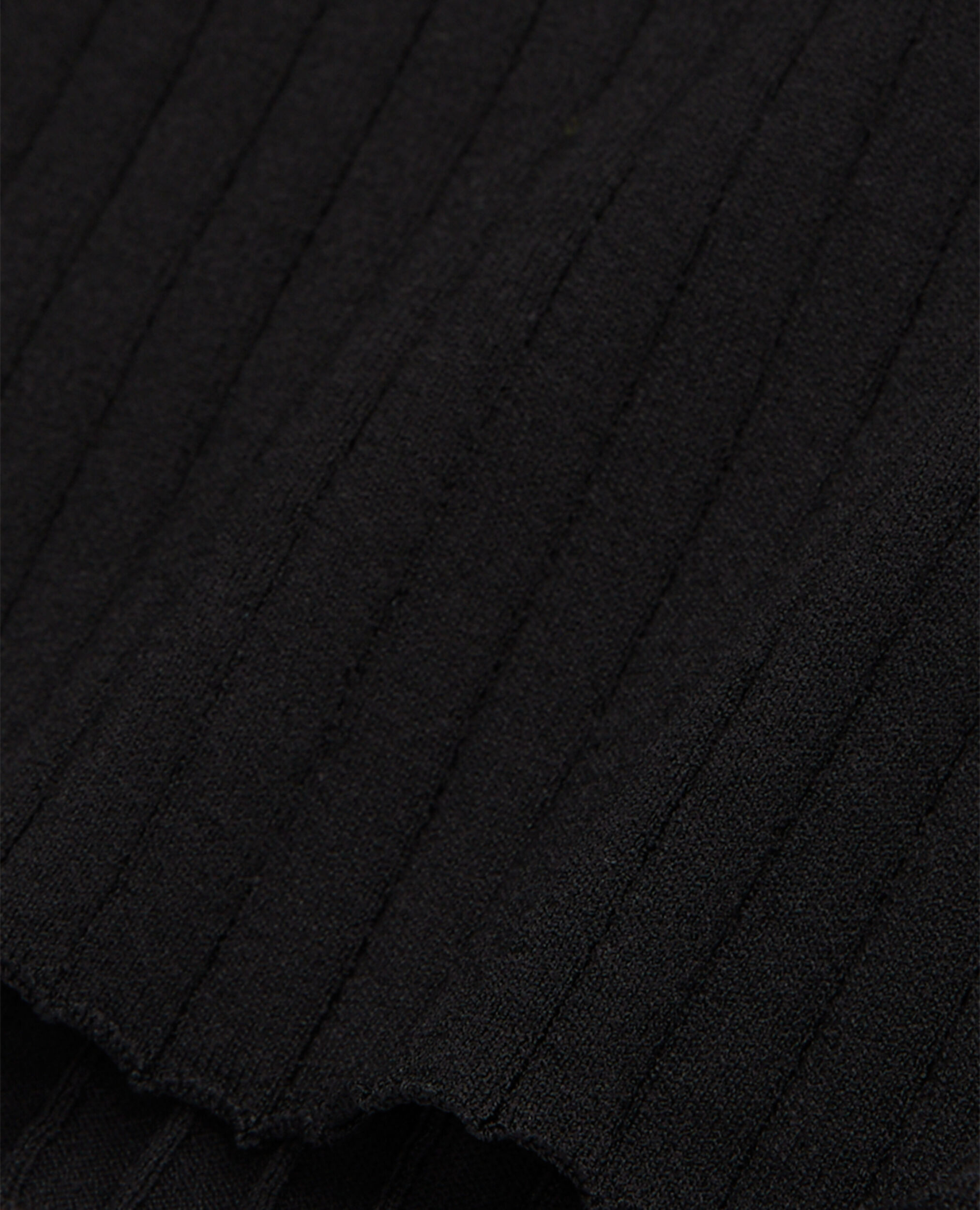 Black ribbed sweater, BLACK, hi-res image number null