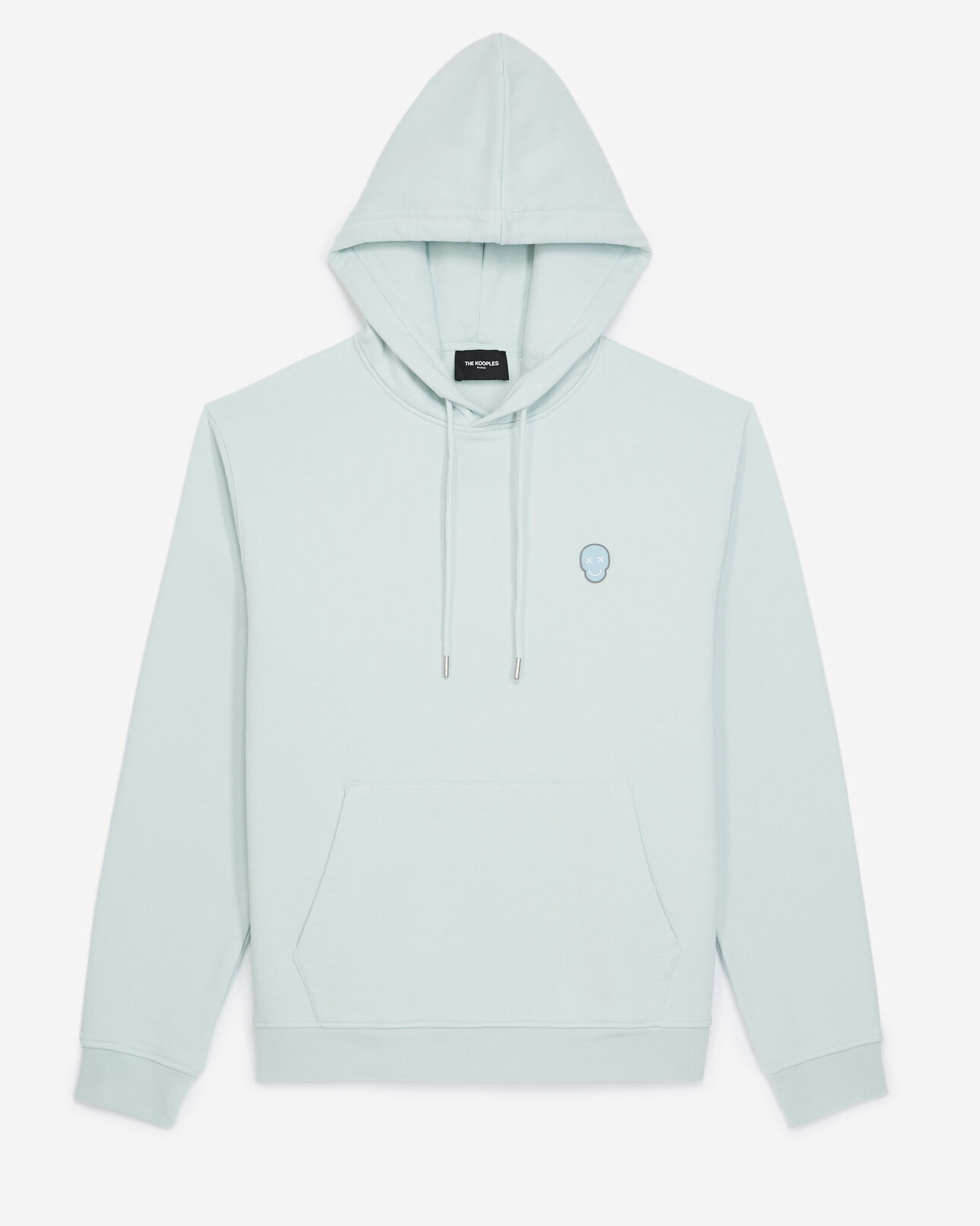 The Kooples HOMME MINT sweat à capuche vert menthe à badge