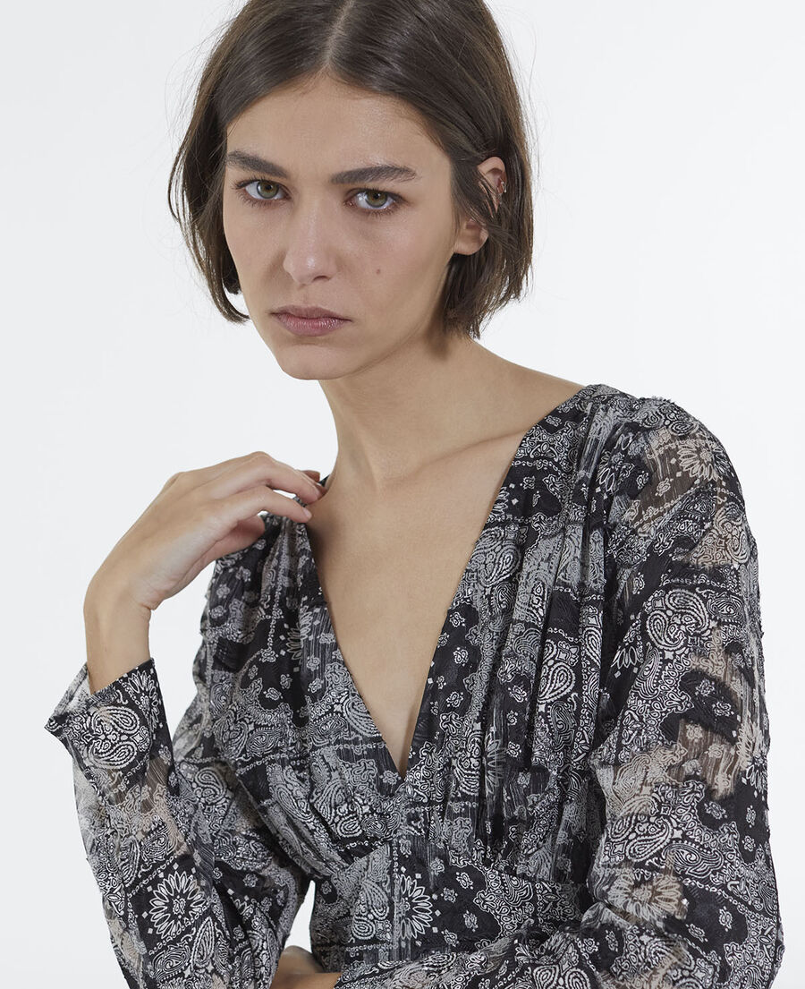 robe longue imprimé bandana