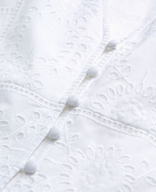 The Kooples DAMEN WHITE kurzes kleid weiß