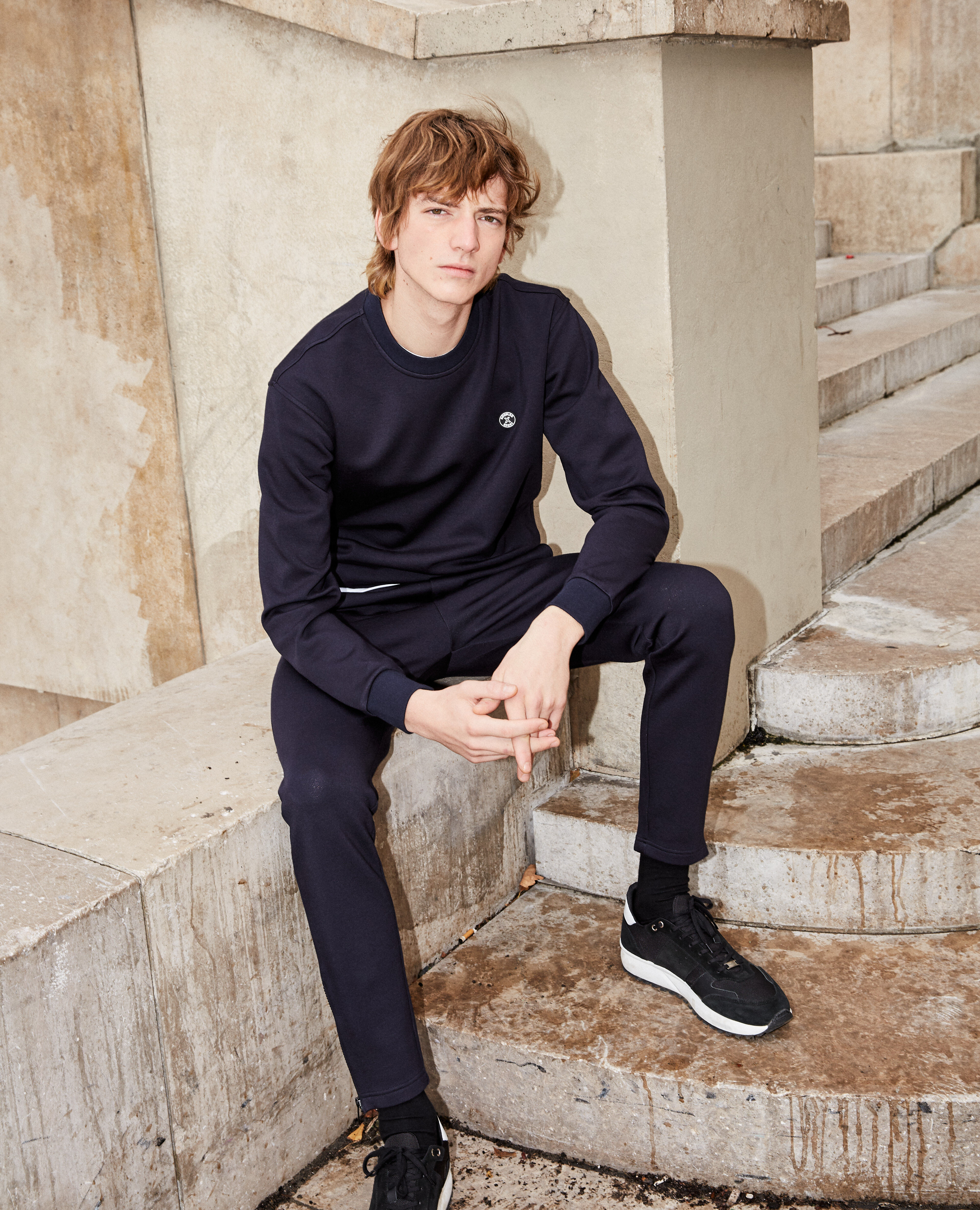 Joggers with on sale zips
