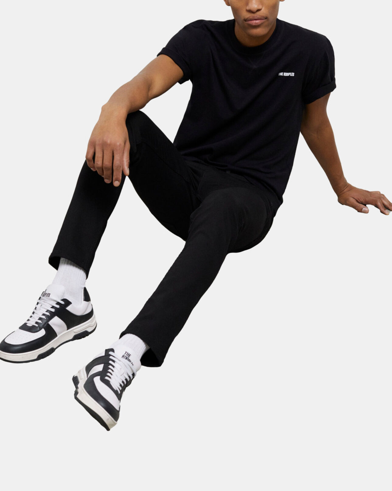 The Kooples HOMBRE BLACK camiseta logotipo the kooples negra para hombre