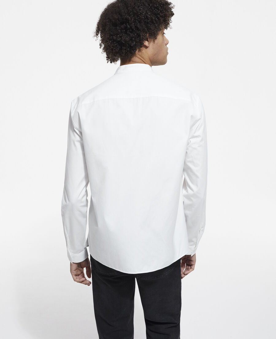 chemise en coton blanc