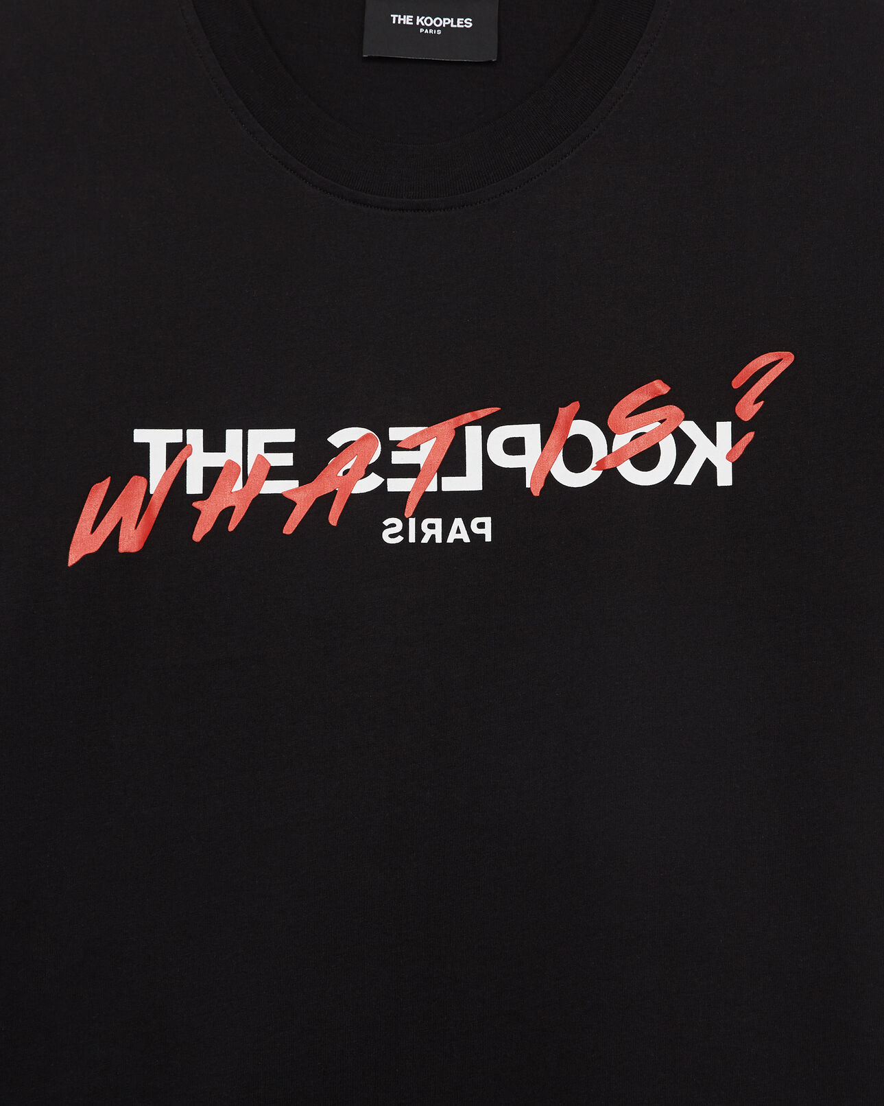 The Kooples WOMEN BLACK what is noir t-shirt