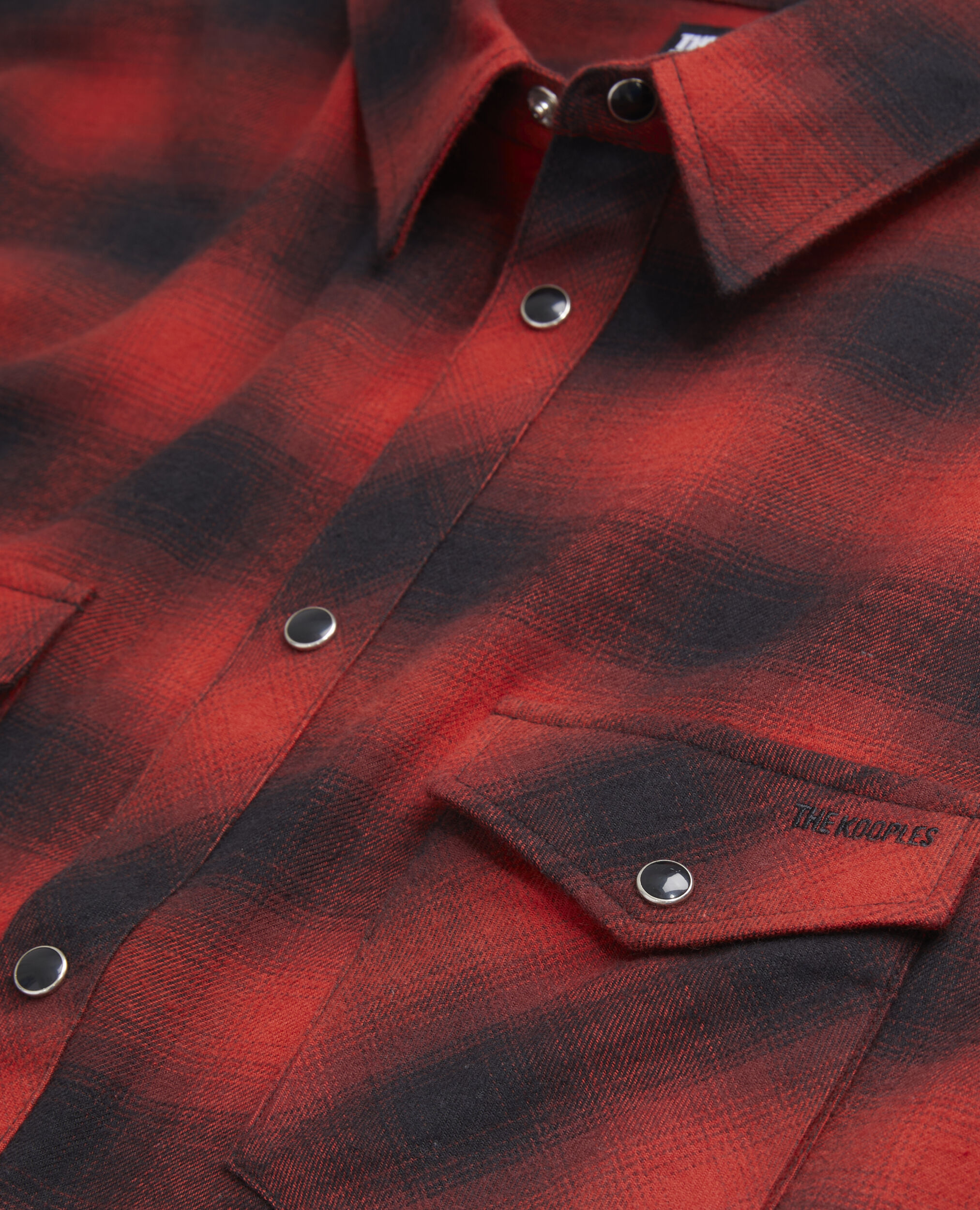 Red and black checkered shirt, BLACK - RED, hi-res image number null