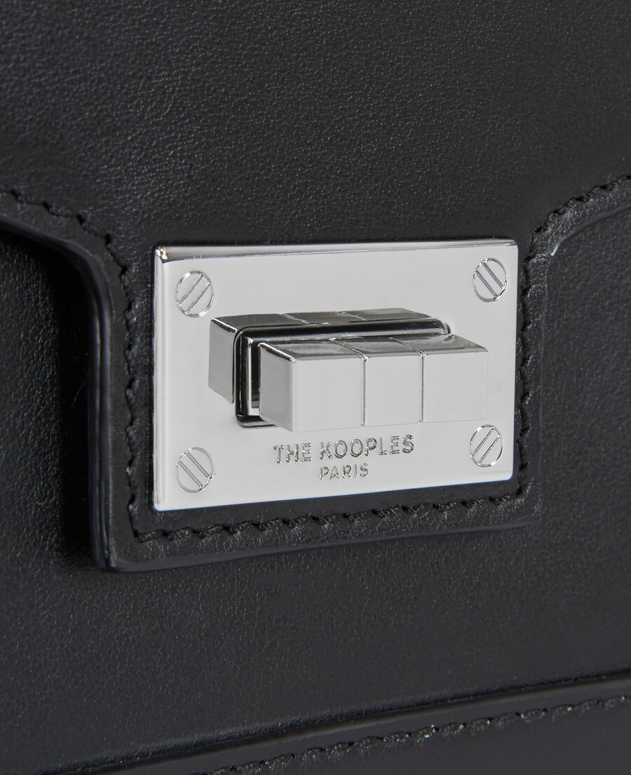 small emily bag in black leather