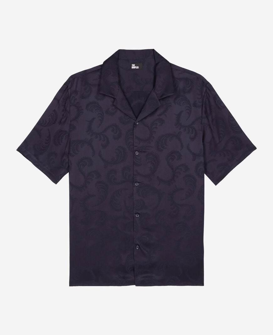 The Kooples MEN NAVY navy short-sleeve shirt