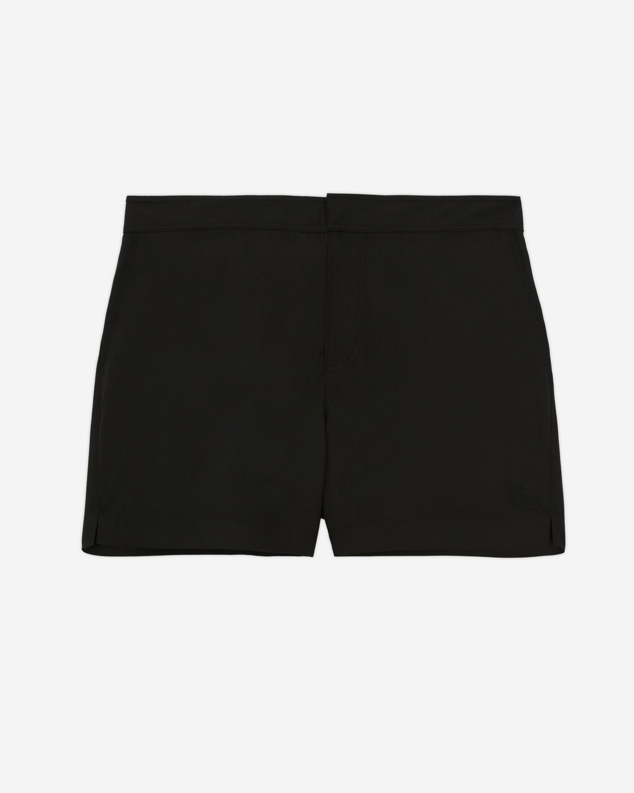 The Kooples HERREN BLACK schwarze badeshorts mit logo