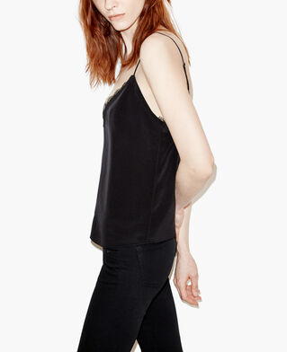 The Kooples WOMEN BLACK black lace top