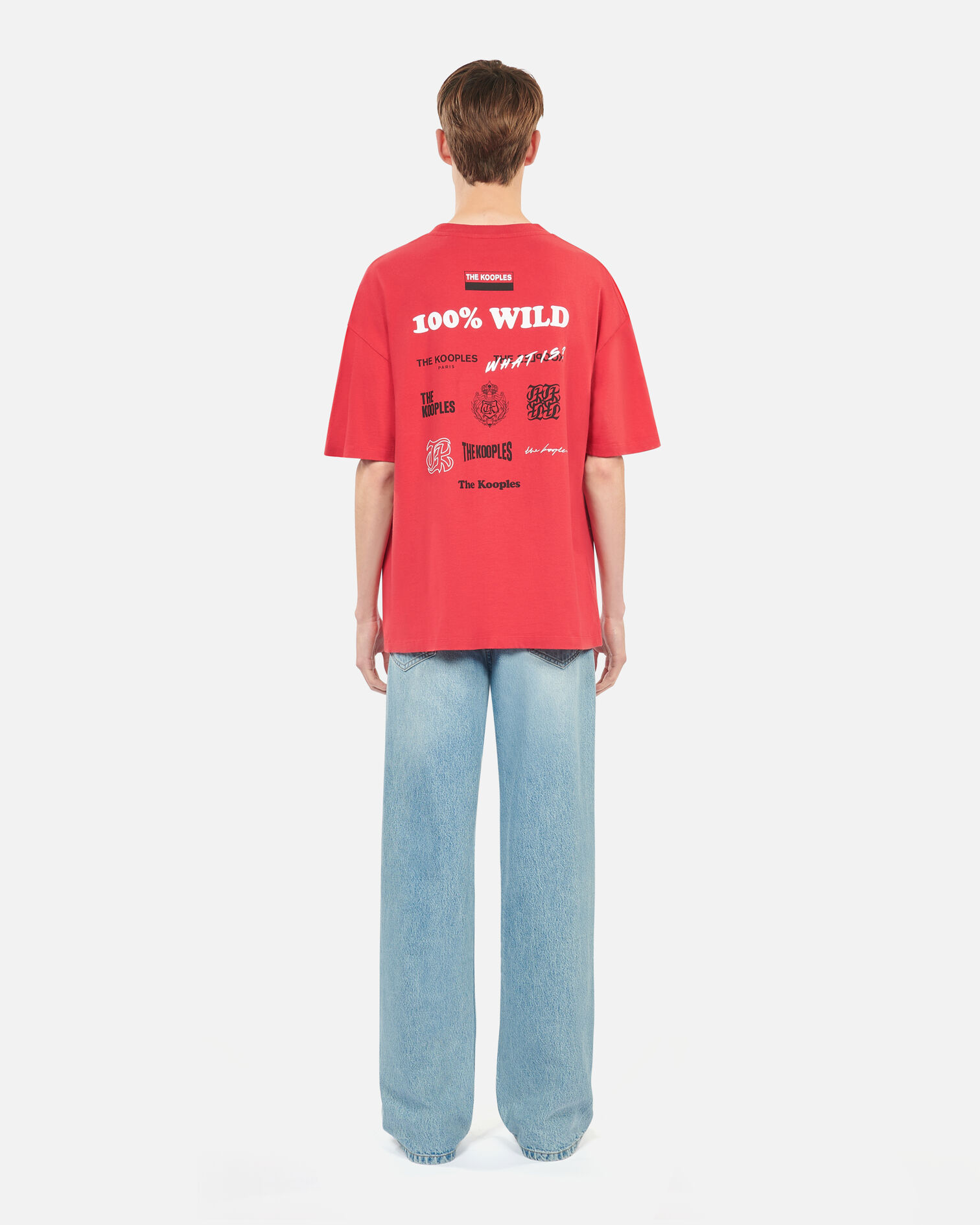T-shirt avec sérigraphie rouge, RUBIS, hi-res image number null