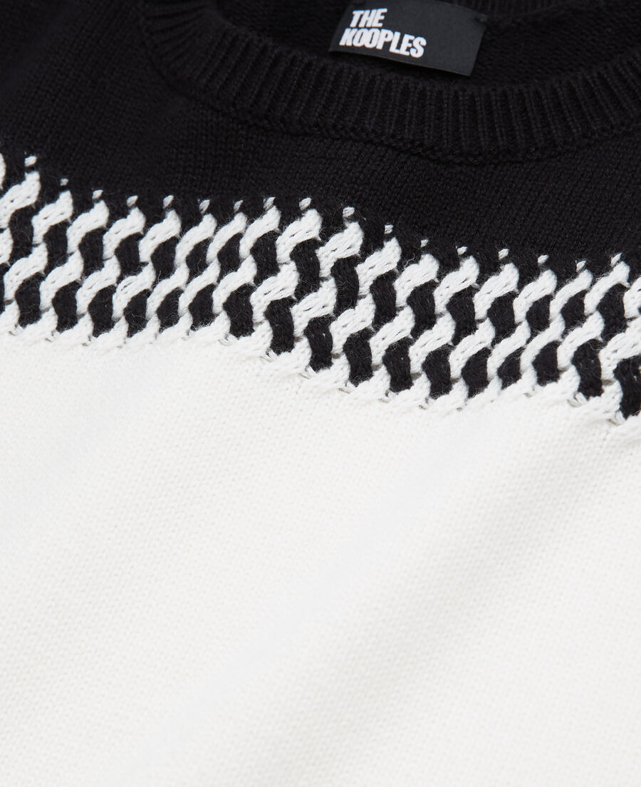 two-tone jumper