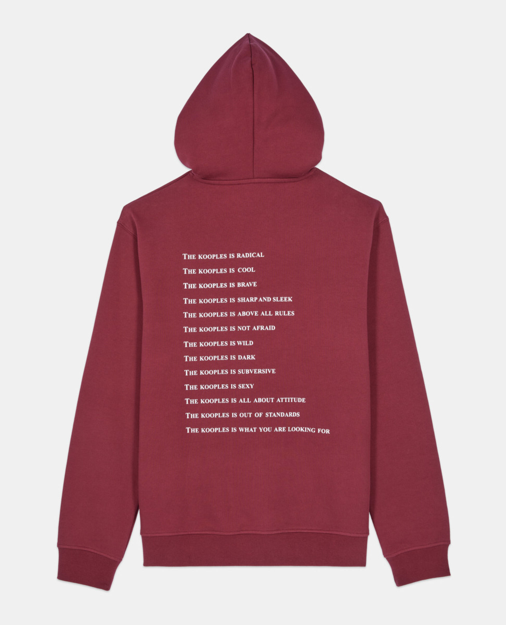 Sweatshirt à capuche What is bordeaux, BURGUNDY, hi-res image number null