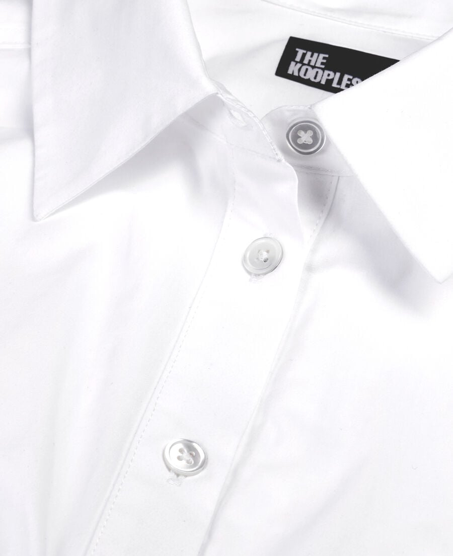The Kooples F WHITE white shirt with corset style stitching