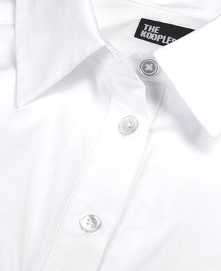 The Kooples F WHITE white shirt with corset style stitching