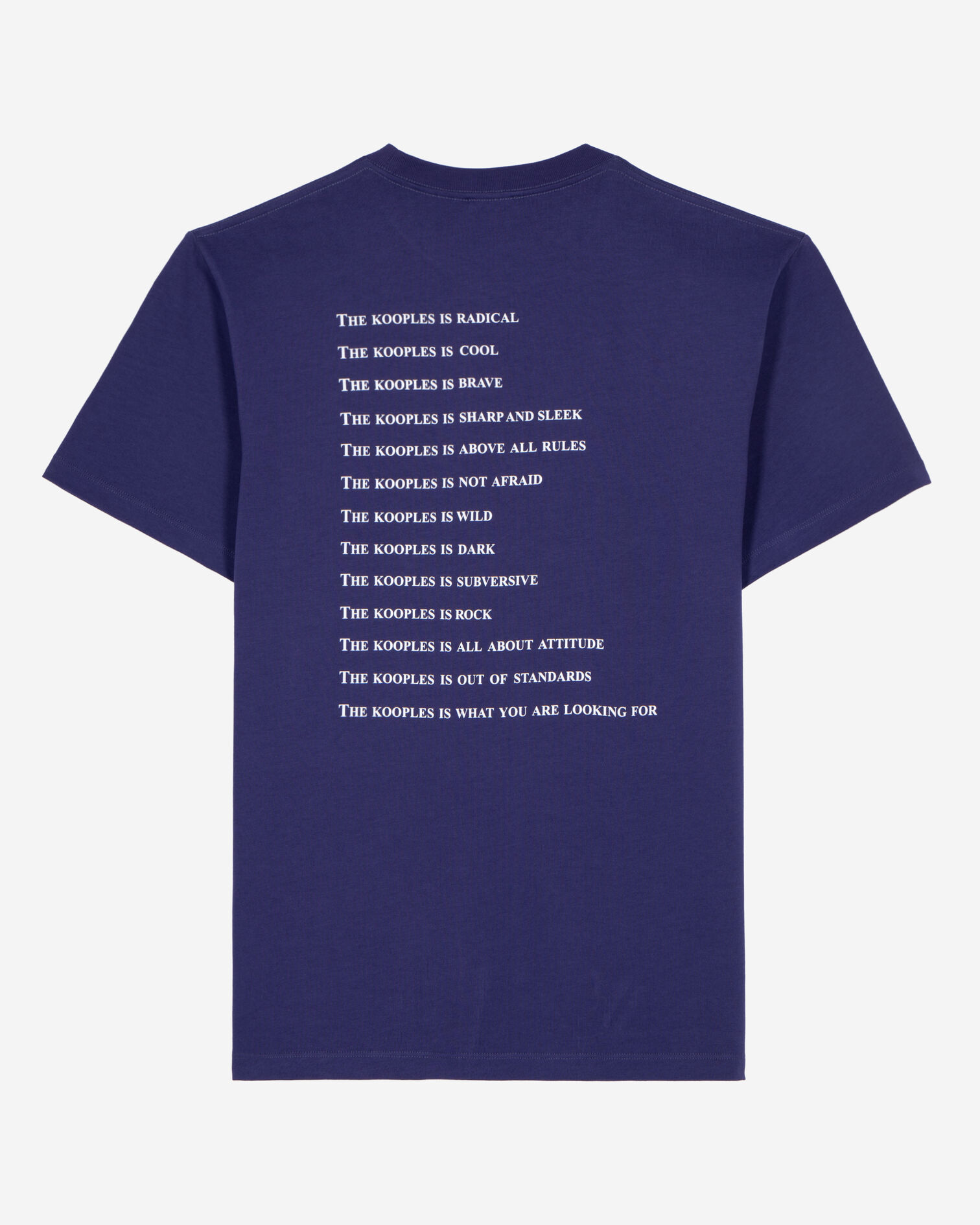 What is navy blue t-shirt, BLUE ATLANTIQUE, hi-res image number null