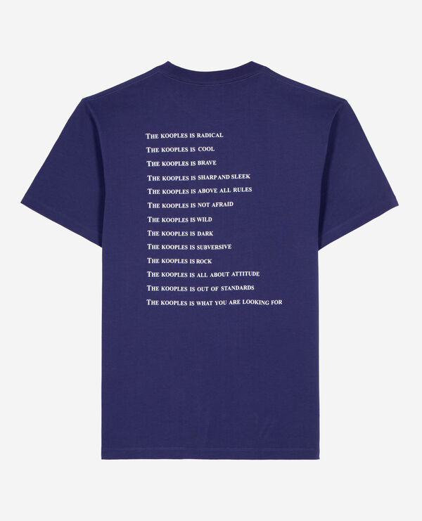 The Kooples HOMME BLUE ATLANTIQUE t-shirt what is bleu nuit