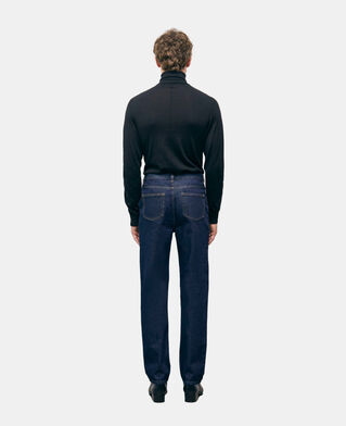 The Kooples H BLUE BRUT straight-cut blue jeans