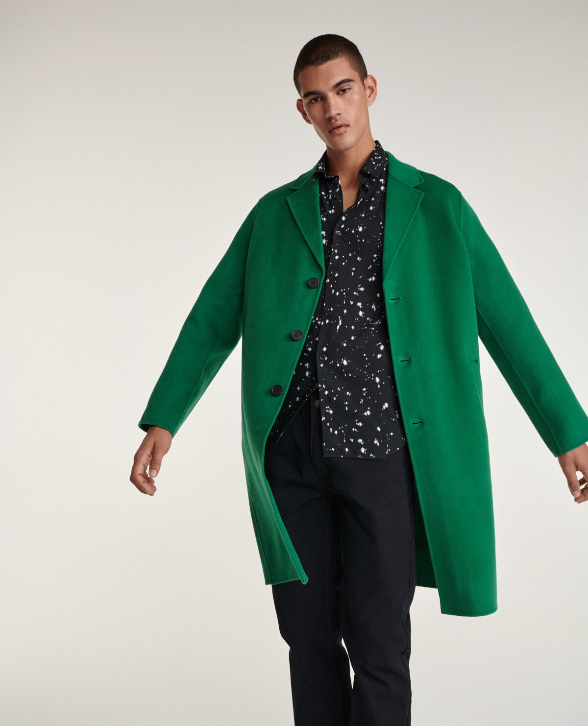 Manteau vert pomme shop