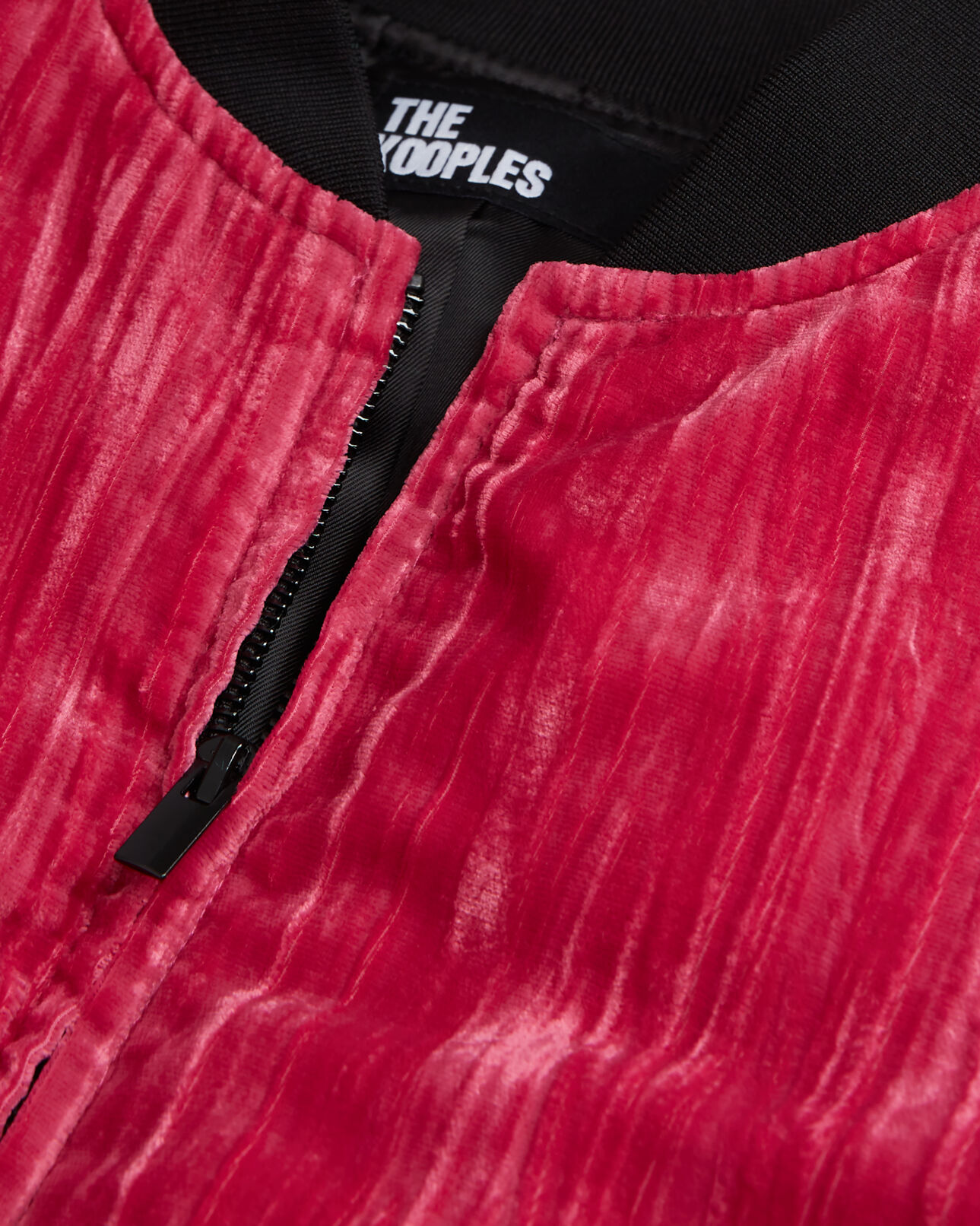 The Kooples F PINK pink velvet jacket