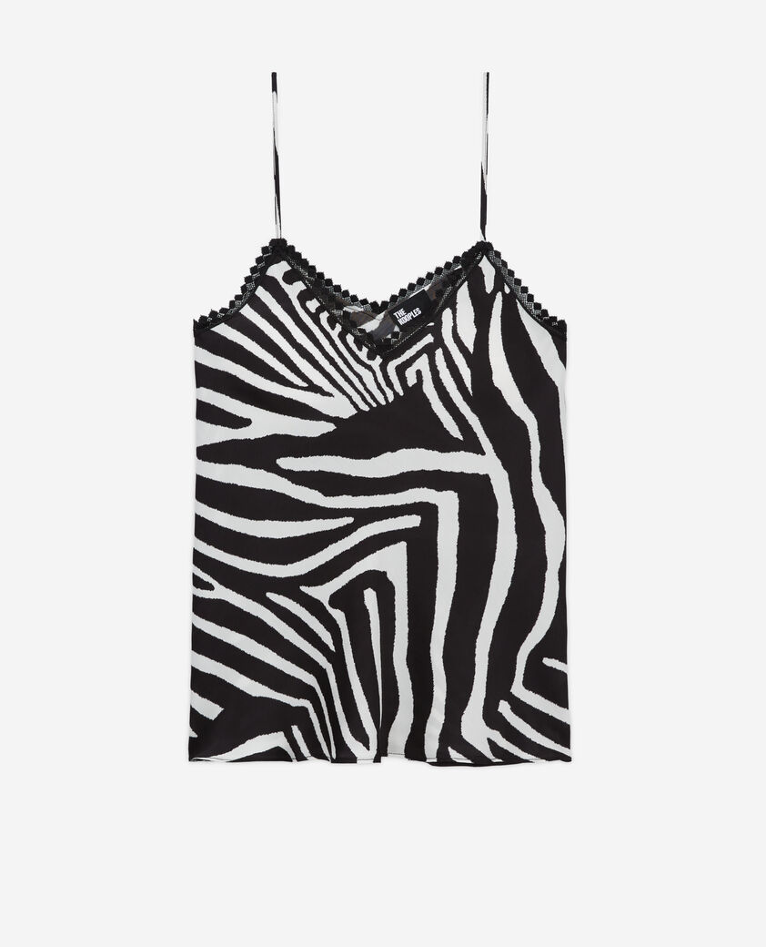 The Kooples F BLACK WHITE printed camisole