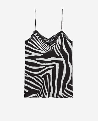 The Kooples F BLACK WHITE printed camisole