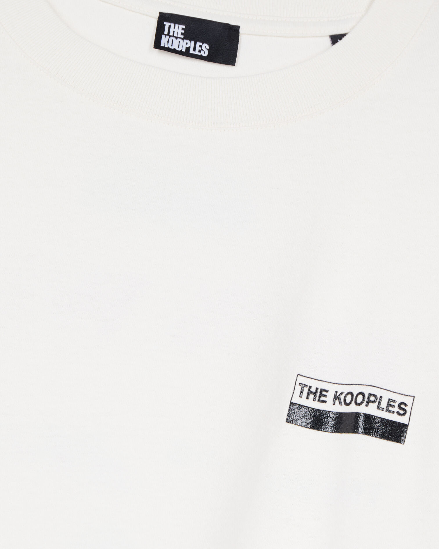 Oversize-T-Shirt mit ecrufarbenem Siebdruck, ECRU, hi-res image number null