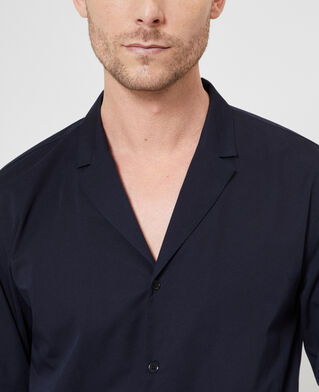 The Kooples HOMBRE NAVY camisa azul marino con cuello de traje